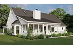 Country House Plan Rear Photo 02 - Delmont Country Home 055D-0193 - Search House Plans and More