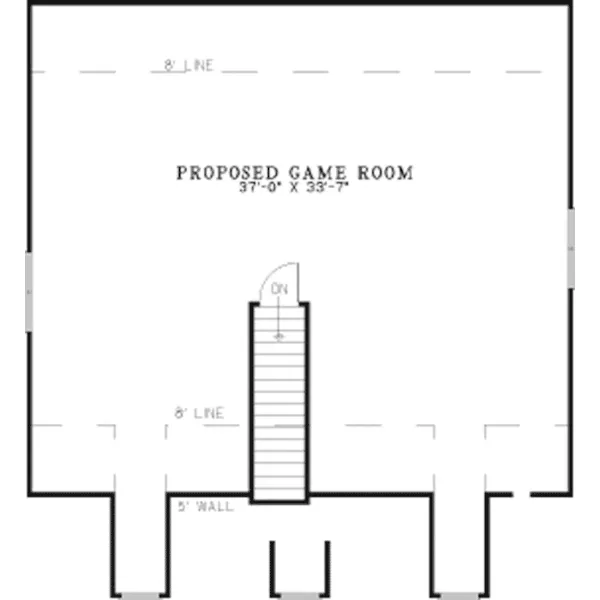 Waterfront House Plan Second Floor - Morwenna Country Home 055D-0198 - Shop House Plans and More