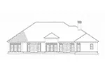 Luxury House Plan Rear Elevation - Wellington Manor Sunbelt Home 055D-0199 - Shop House Plans and More