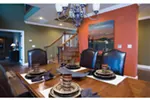European House Plan Dining Room Photo 01 - Denbeigh Traditional Home 055D-0202 - Search House Plans and More