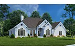 European House Plan Front Photo 01 - Brightfield Country French Home 055D-0204 - Search House Plans and More