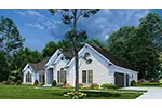 Ranch House Plan Front Photo 02 - Brightfield Country French Home 055D-0204 - Search House Plans and More