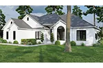 Traditional House Plan Front Photo 01 - Fernleaf Ranch Home 055D-0205 - Search House Plans and More