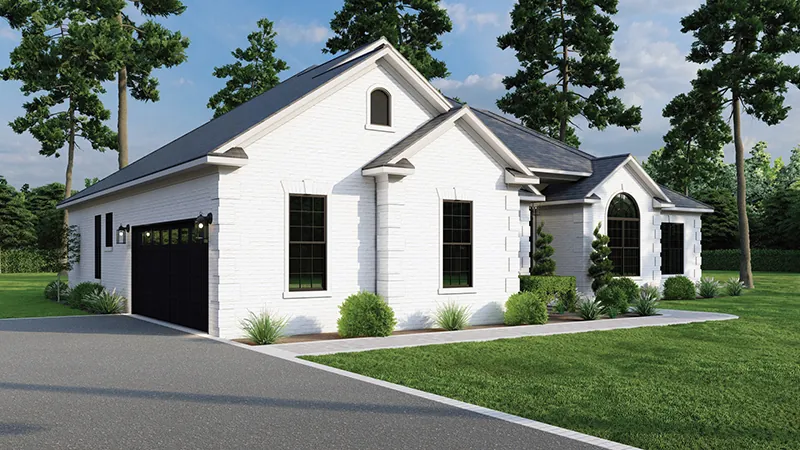 Ranch House Plan Front Photo 02 - Fernleaf Ranch Home 055D-0205 - Search House Plans and More