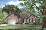 Southern House Plan Front Image - Dartagan Ranch Home 055D-0207 - Search House Plans and More