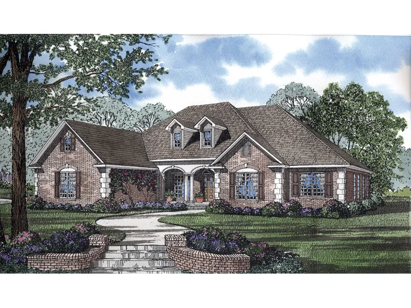 Ranch House Plan Front Image - Princeton Ridge Ranch Home 055D-0211 - Shop House Plans and More