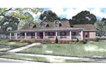 Acadian House Plan Front Image - Welsberg Lowcountry Home 055D-0213 - Shop House Plans and More