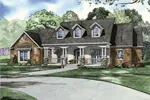 Craftsman House Plan Front Image - Kenora Park Country Home 055D-0214 - Search House Plans and More