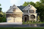 Craftsman House Plan Front Photo 01 - Charlevoix Creek Country Home 055D-0215 - Search House Plans and More