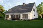 Traditional House Plan Rear Photo 03 - Charlevoix Creek Country Home 055D-0215 - Search House Plans and More
