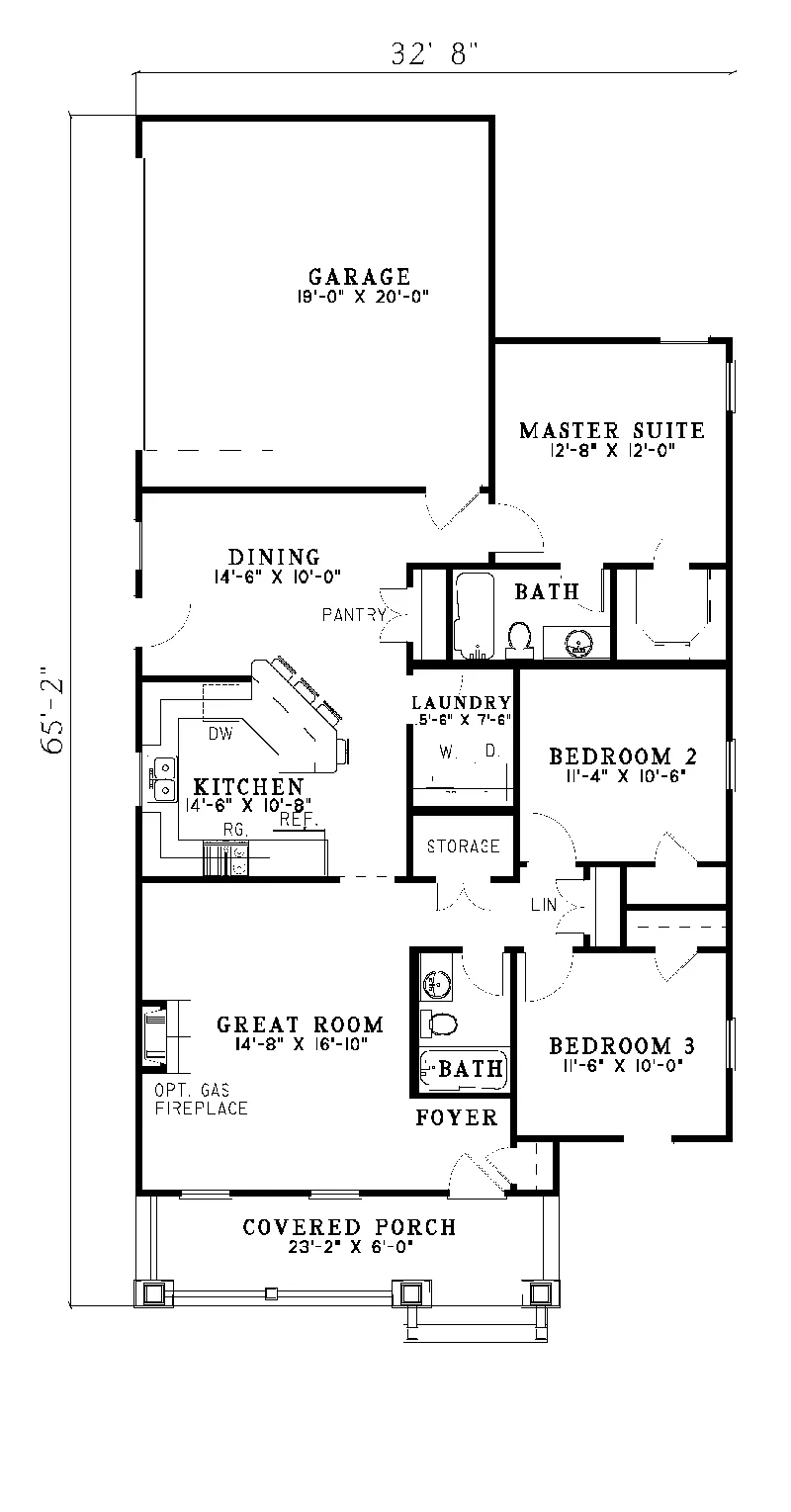 Tudor House Plan First Floor - Brighton Forest Country Home 055D-0227 - Search House Plans and More