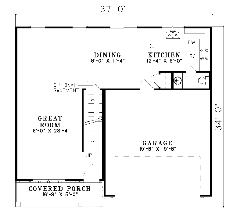 Southern House Plan First Floor - Kaywin Traditional Country Home 055D-0236 - Search House Plans and More