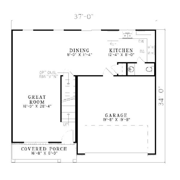 Farmhouse Plan First Floor - Kaywin Traditional Country Home 055D-0236 - Search House Plans and More