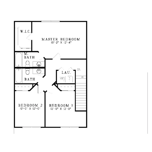 Country House Plan Second Floor - Glencliff Country Style Home 055D-0237 - Search House Plans and More