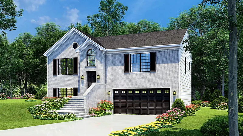 Traditional House Plan Front Photo 04 - Sirena Traditional Home 055D-0238 - Shop House Plans and More