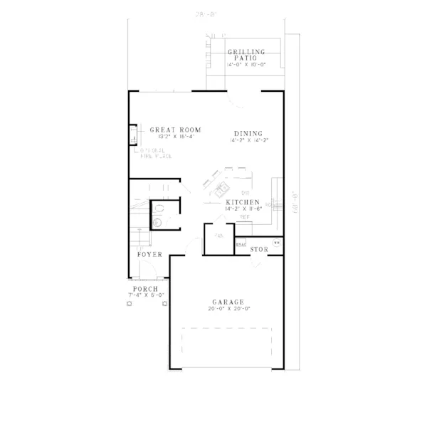 Country House Plan First Floor - Leinster Hill Traditional Home 055D-0243 - Shop House Plans and More