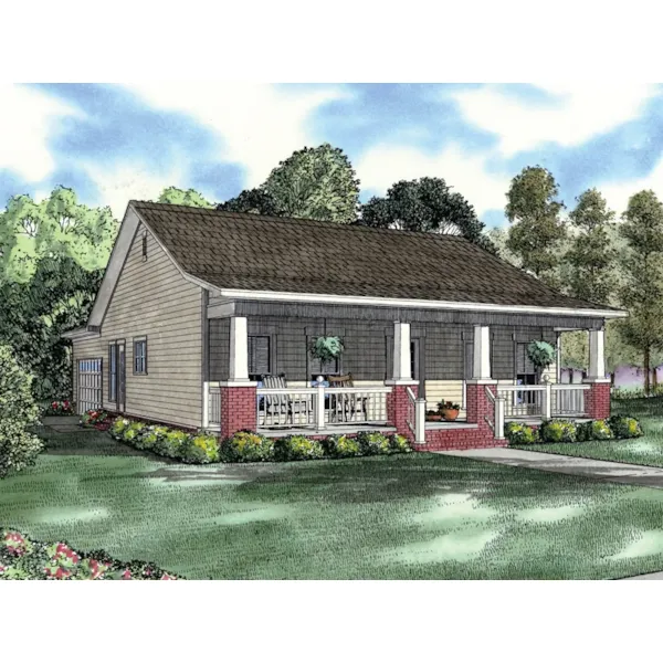 Compact, Ranch Acadian Home Plan