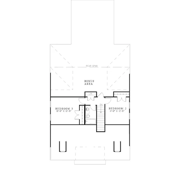 Southern House Plan Second Floor - Mason Wood Southern Home 055D-0321 - Shop House Plans and More