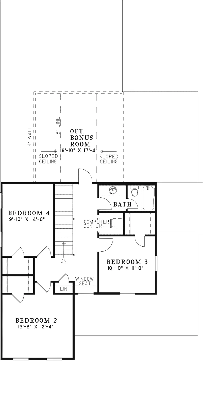 Farmhouse Plan Second Floor - Polson Country Home 055D-0327 - Shop House Plans and More