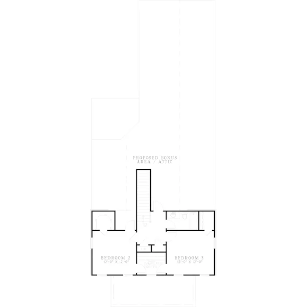 Country House Plan Second Floor - Pallardy Point Narrow Lot Home 055D-0331 - Shop House Plans and More