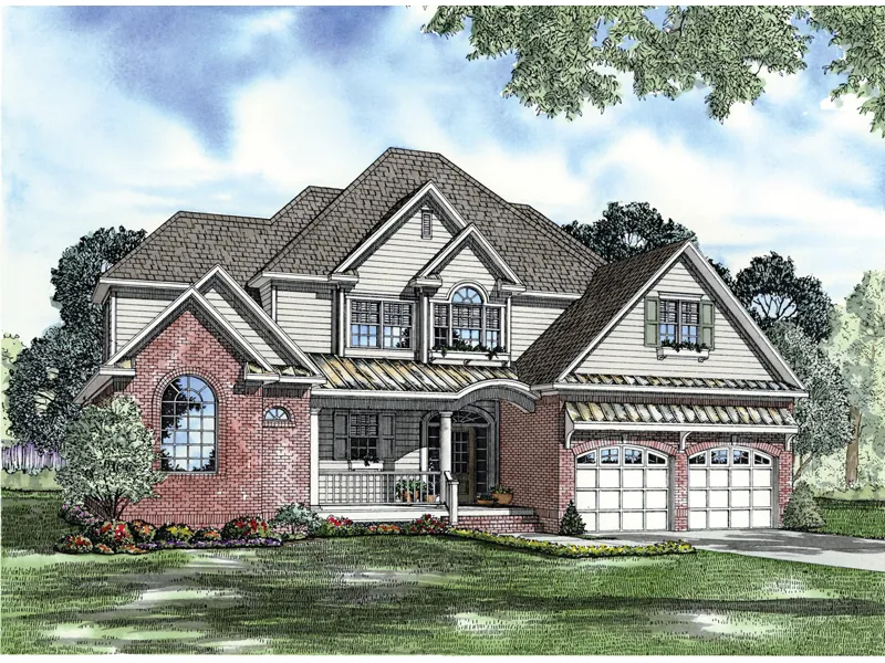 Country House Plan Front Image - Antonella Traditional Home 055D-0341 - Search House Plans and More