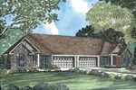 Country Style Multi-Family House Plan