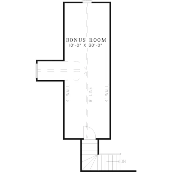 Traditional House Plan Second Floor - Prestonpark Ranch Home 055D-0413 - Shop House Plans and More