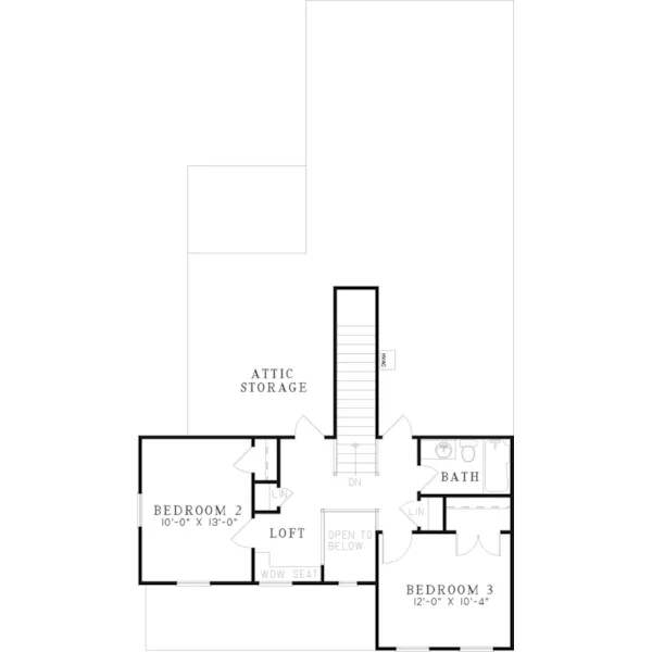 Traditional House Plan Second Floor - Grayson Ridge Country Farmhouse 055D-0424 - Search House Plans and More