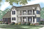 Southern Plantation House Plan Front Image - Middlemarch Southern Home 055D-0435 - Shop House Plans and More