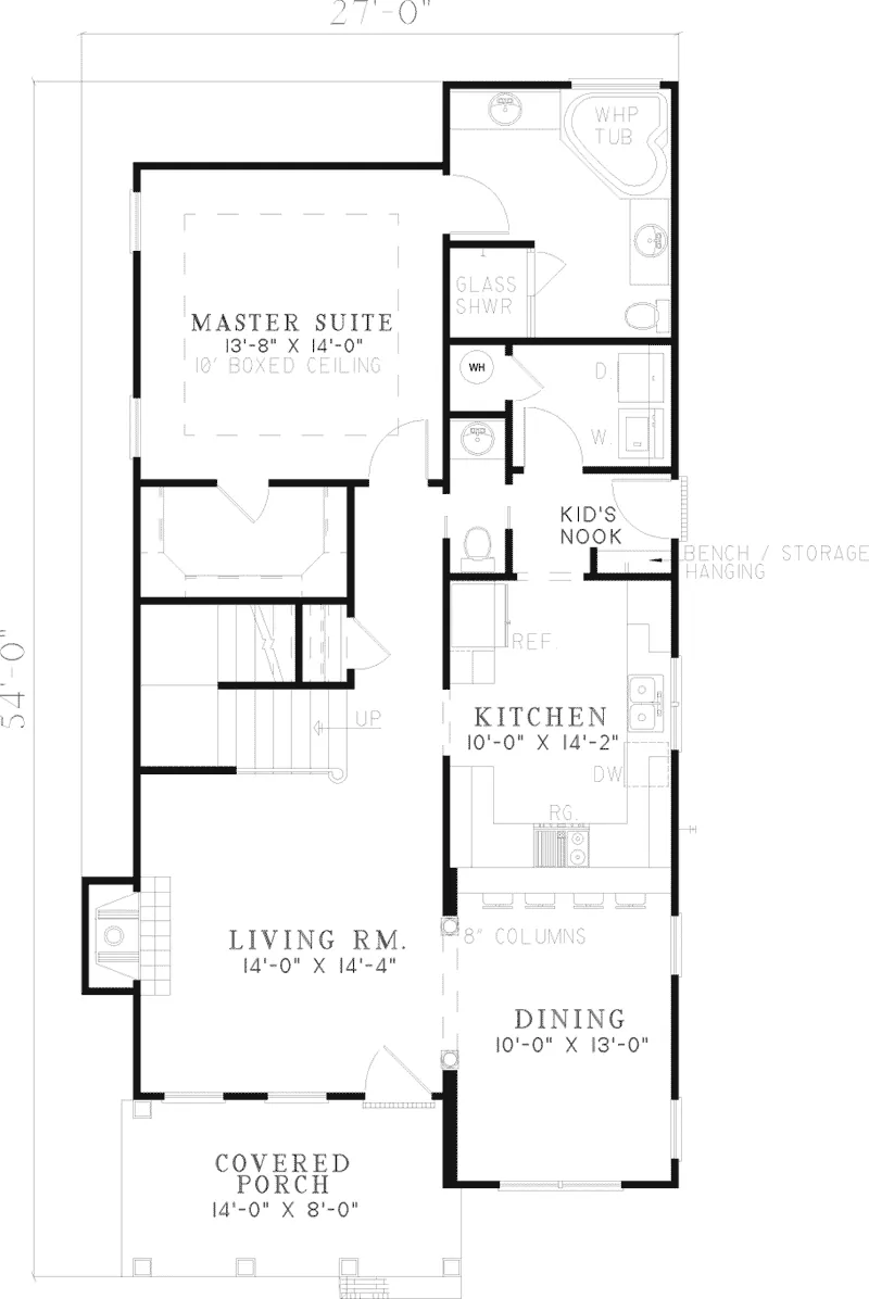 Plantation House Plan First Floor - Joplin Plantation Home 055D-0436 - Search House Plans and More