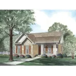 Narrow Lot Home Designed With Country Style In Mind