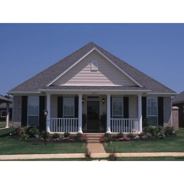 Exciting Narrow Lot Home Has Inviting Feel With Covered Porch