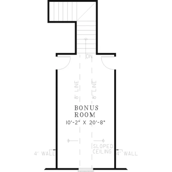 Ranch House Plan Second Floor - Texas Creek Ranch Home 055D-0466 - Shop House Plans and More