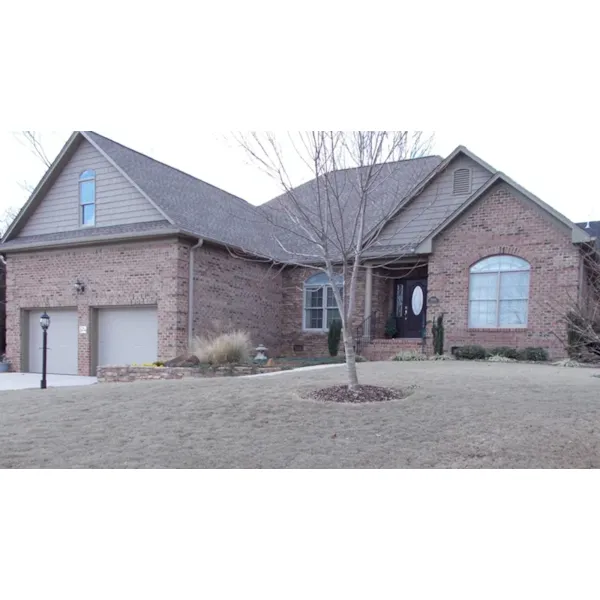 Amazing Brick Ranch Has Shingle Accents For Added Style