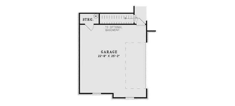 Traditional House Plan Optional Garage - Henson Ranch Shingle Home 055D-0467 - Search House Plans and More