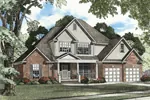 Farmhouse Plan Front Image - Ambrosia Country Home 055D-0469 - Search House Plans and More