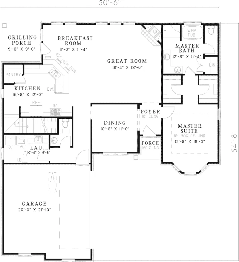 Country French House Plan First Floor - Indian Hill Country French Home 055D-0475 - Search House Plans and More