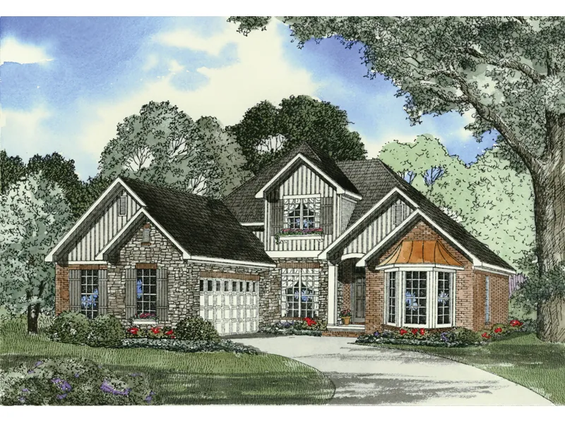 Traditional House Plan Front Image - Indian Hill Country French Home 055D-0475 - Search House Plans and More