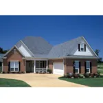 Traditional Home Has Country Charm With A Friendly Covered Porch