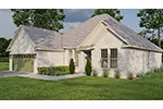 Traditional House Plan Front Photo 02 - Colona Ranch Home 055D-0490 - Search House Plans and More