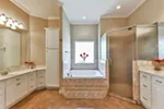 Luxury House Plan Master Bathroom Photo 01 - Bidwell Bay Sunbelt Home 055D-0493 - Search House Plans and More