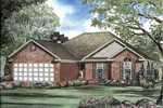 All-Brick Ranch Home Has Traditional Style