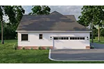 Country House Plan Rear Photo 01 - Summit View Tudor Home 055D-0526 - Shop House Plans and More