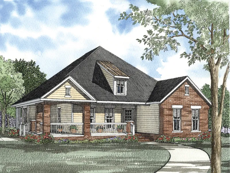 Country House Plan Front Image - Rodelle Country Ranch Home 055D-0531 - Shop House Plans and More