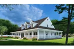 Country House Plan Side View Photo - Newberry Terrace Farmhouse 055D-0582 - Shop House Plans and More