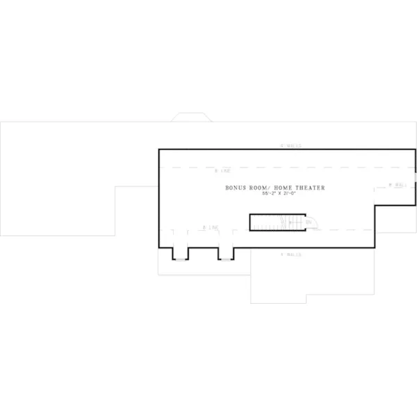 Southern House Plan Bonus Room - Shiloh Woods Ranch Home 055D-0591 - Shop House Plans and More