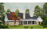 Ranch House Plan Rear Photo 01 - Shiloh Woods Ranch Home 055D-0591 - Shop House Plans and More