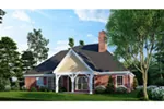 Traditional House Plan Rear Photo 01 - Ravensbrook English Ranch Home 055D-0596 - Shop House Plans and More
