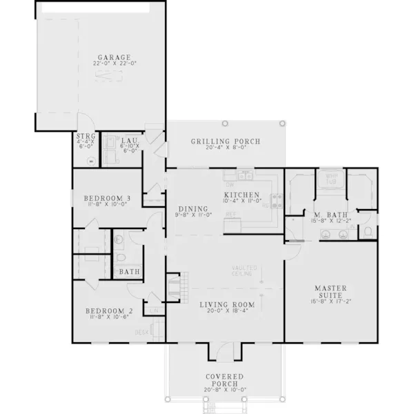 Plantation House Plan First Floor - Jubilee Hill Plantation Home 055D-0600 - Search House Plans and More