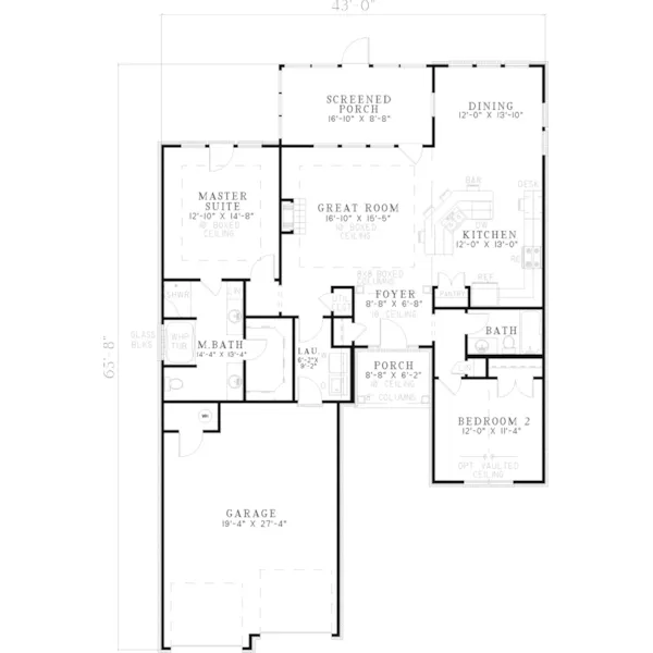 Traditional House Plan First Floor - Denton Ridge European Home 055D-0626 - Search House Plans and More